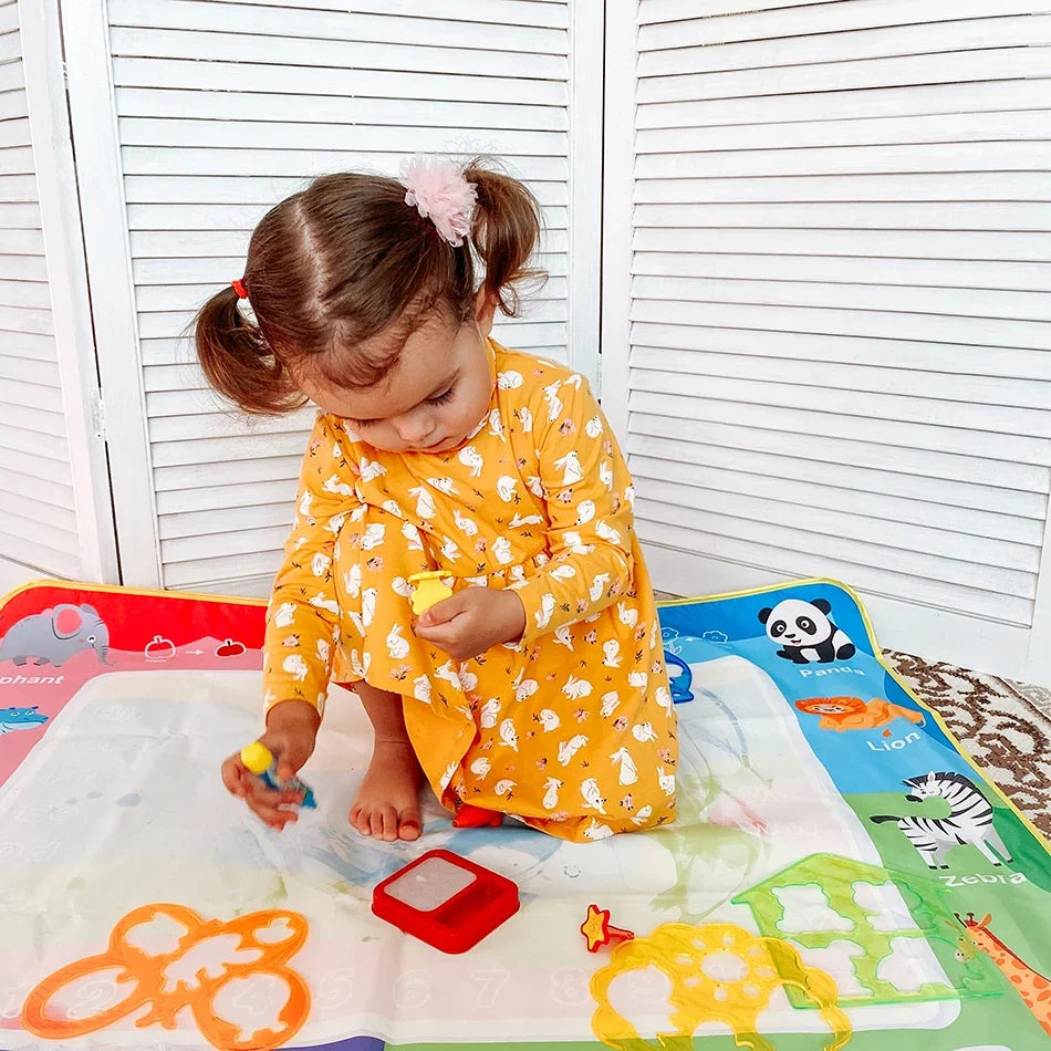 Oversized Magical Water Canvas pens Montessori