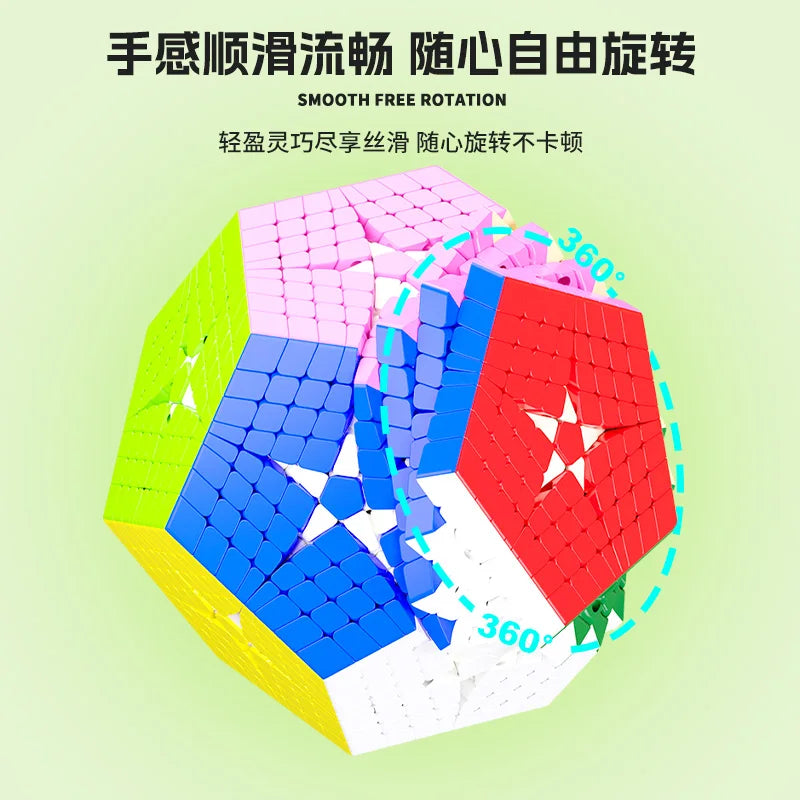 [JudyCube] Sengso 8x8 Megaminx Color Magic