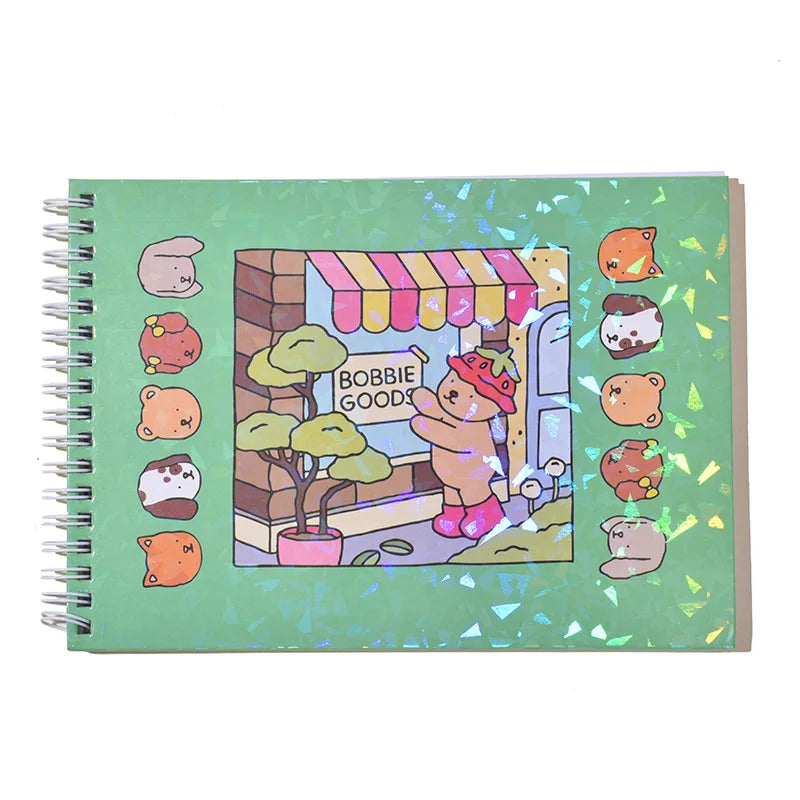 Cute Animal Character Coloring Book Kids