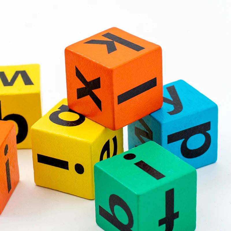 Children's English Card Montessori Wooden