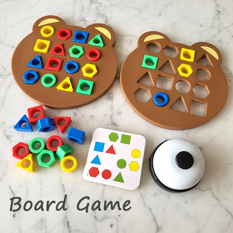 Children Matching Puzzle Toys Colors Geometric