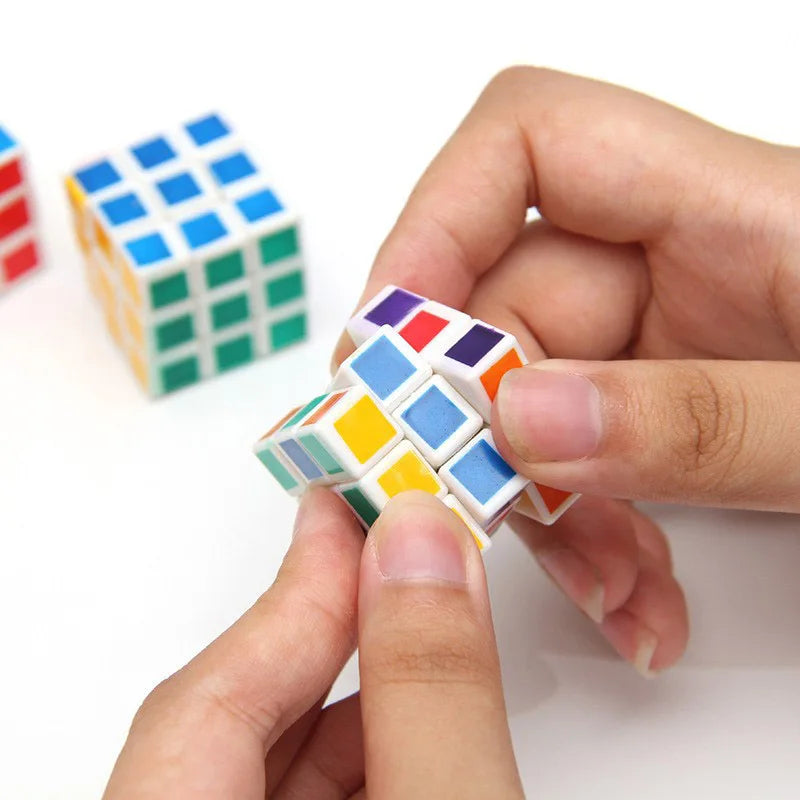 6PCS 3CM Mini Cube Puzzles 3x3x3 Fun Party