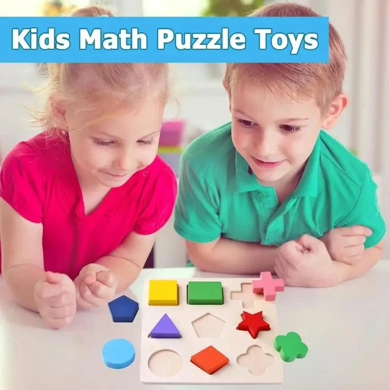 Wooden Puzzle Kids Montessori Alphabet