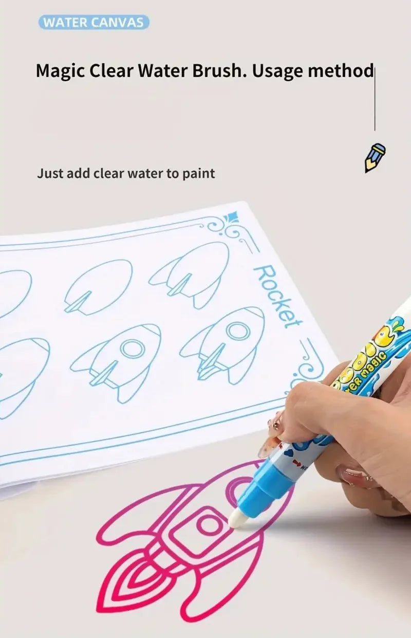 100x80CM Magic Water Drawing Mat Coloring