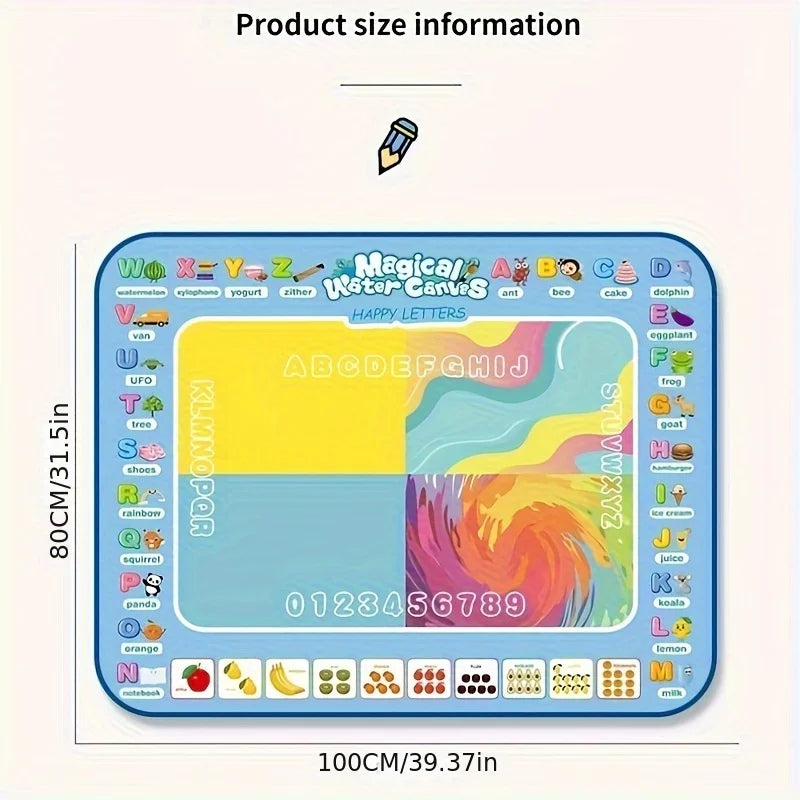 100x80CM Magic Water Drawing Mat Coloring