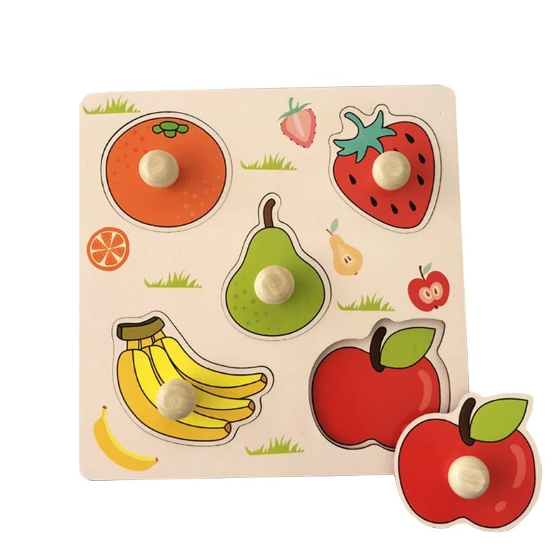 Wooden Puzzle Kids Montessori Alphabet