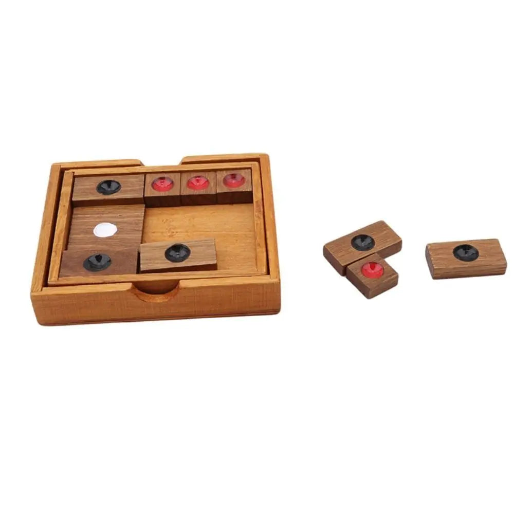 Classical Wooden Slide Escape Puzzle Brain