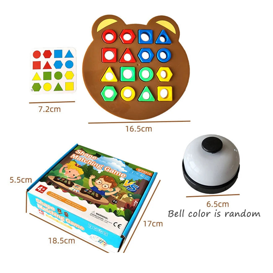 Children Matching Puzzle Toys Colors Geometric