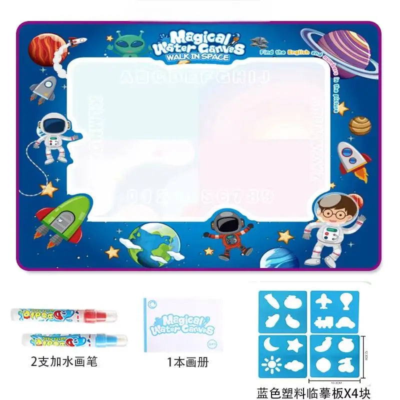 Oversized Magical Water Canvas pens Montessori