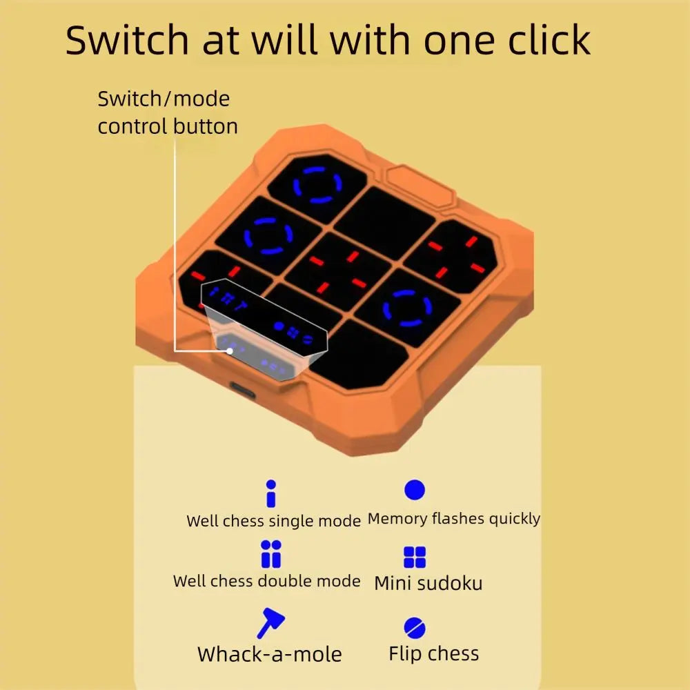 6in 1 TIC-TAC-TOE Bolt Game Intelligent Memory