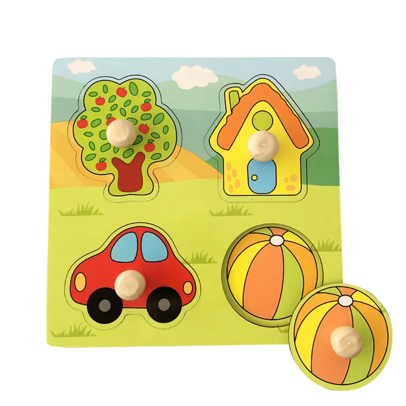 Wooden Puzzle Kids Montessori Alphabet
