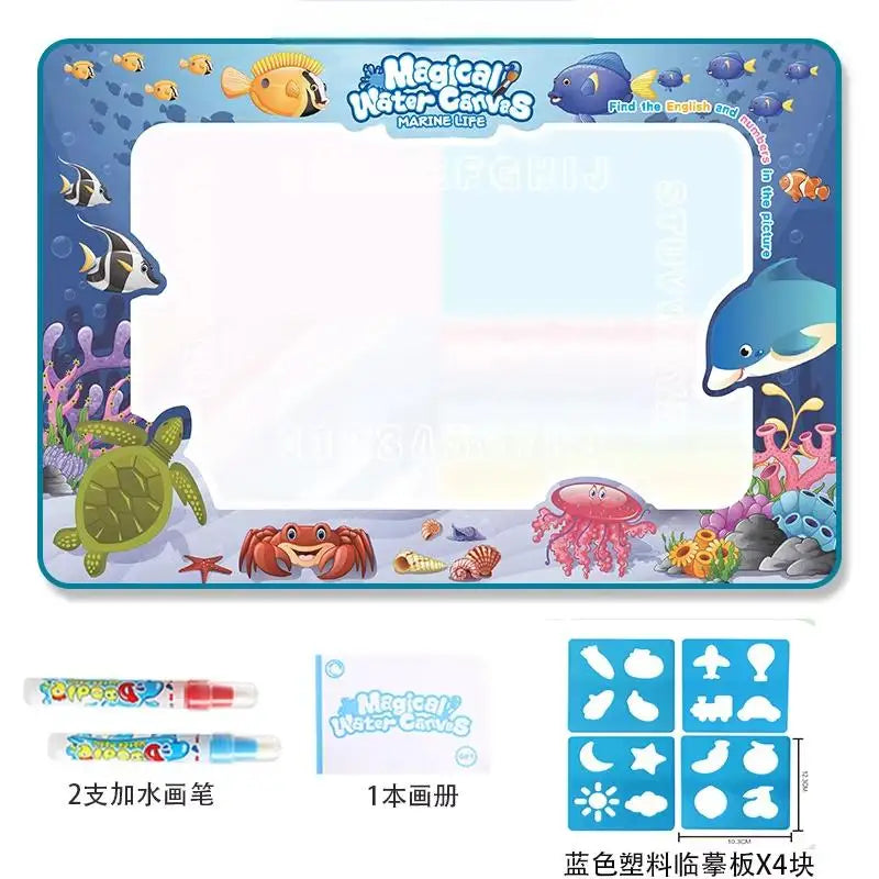 Oversized Magical Water Canvas pens Montessori