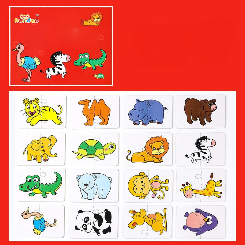 Wooden Puzzle Kids Montessori Alphabet