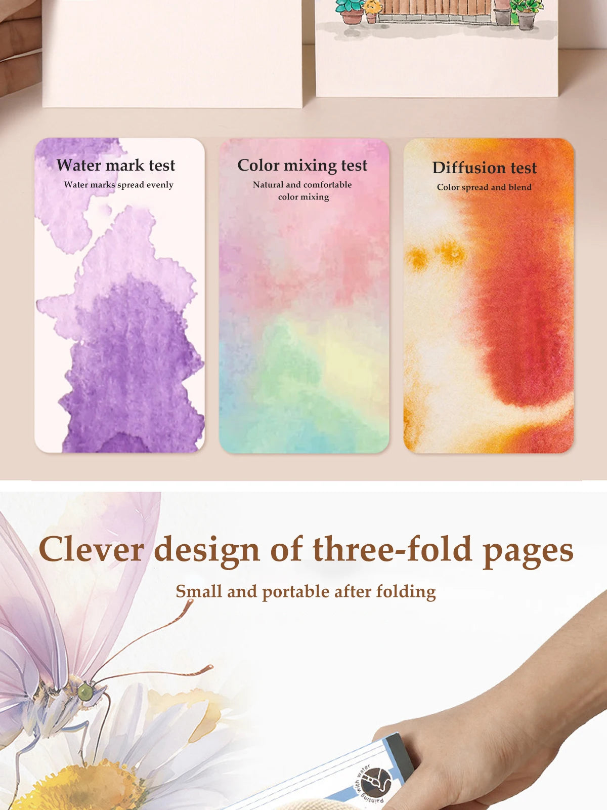 Kids Watercolor Coloring Book Educational Art