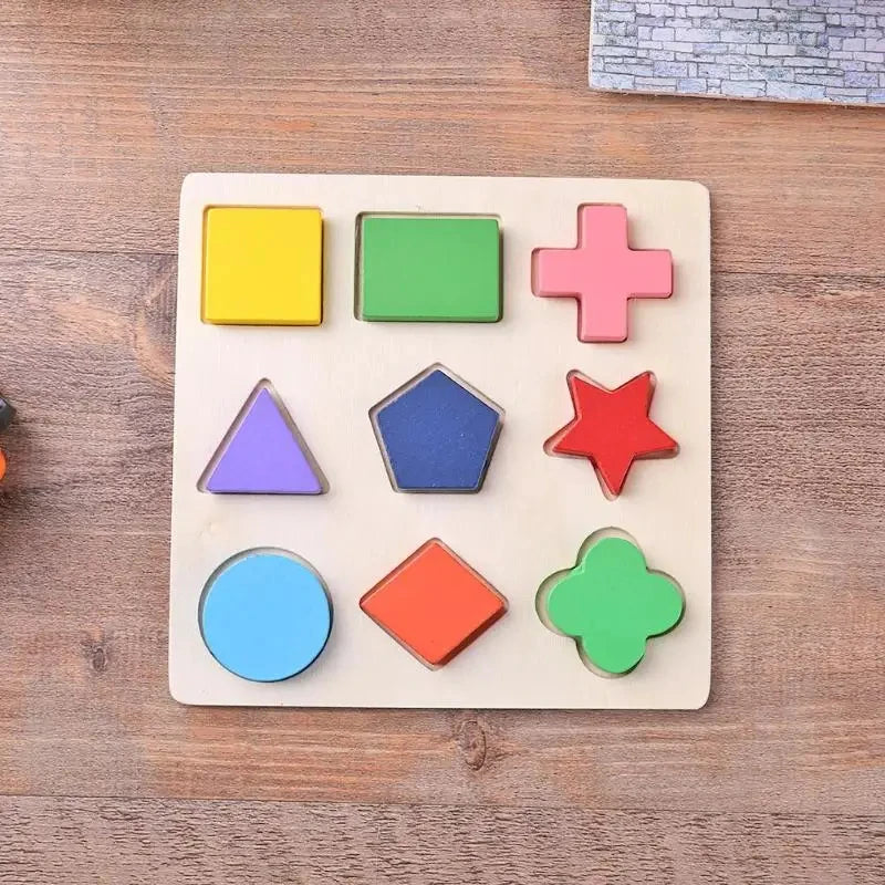 Wooden Puzzle Kids Montessori Alphabet