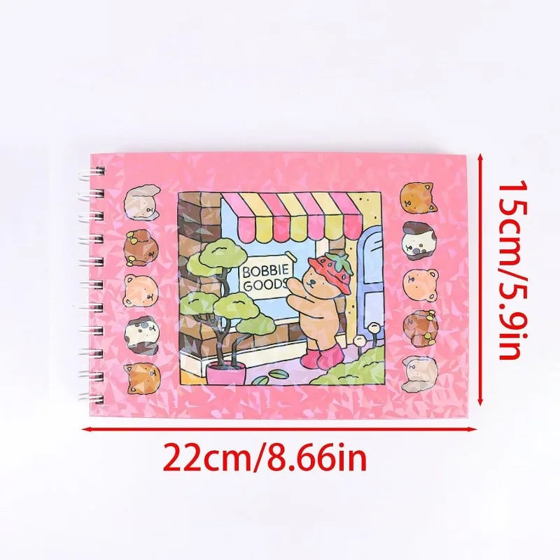 Cute Animal Character Coloring Book Kids
