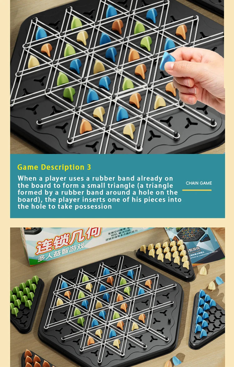 tapple board game Cross border triangle chain