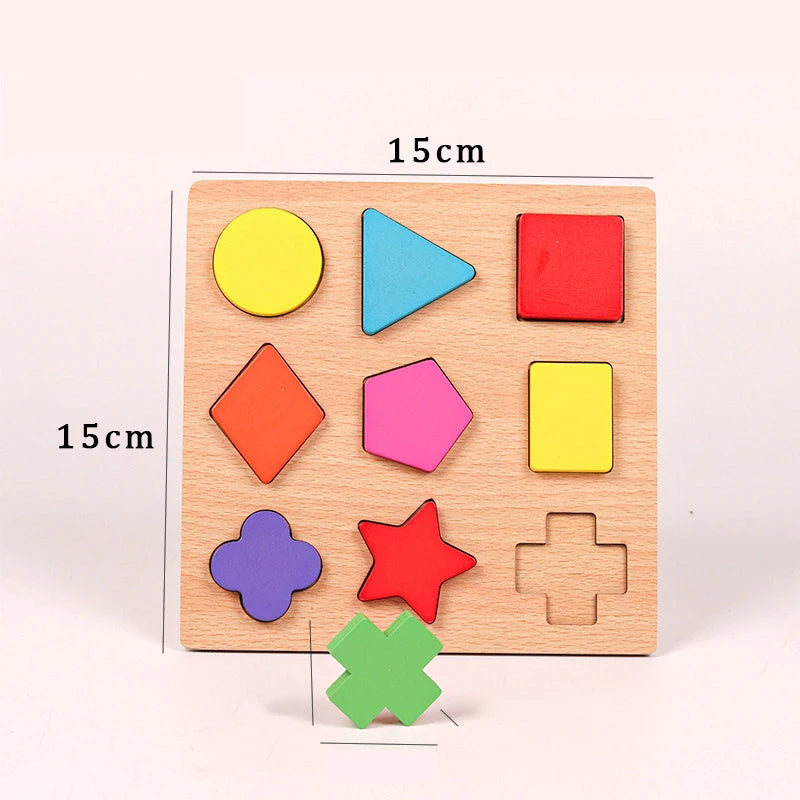 Wooden Puzzle Kids Montessori Alphabet