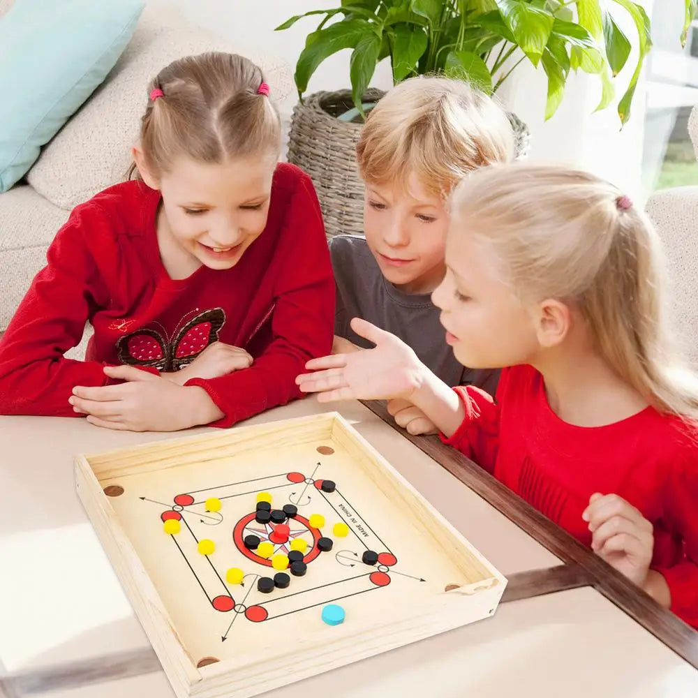 Board Game Set Classic Strike Wooden Game