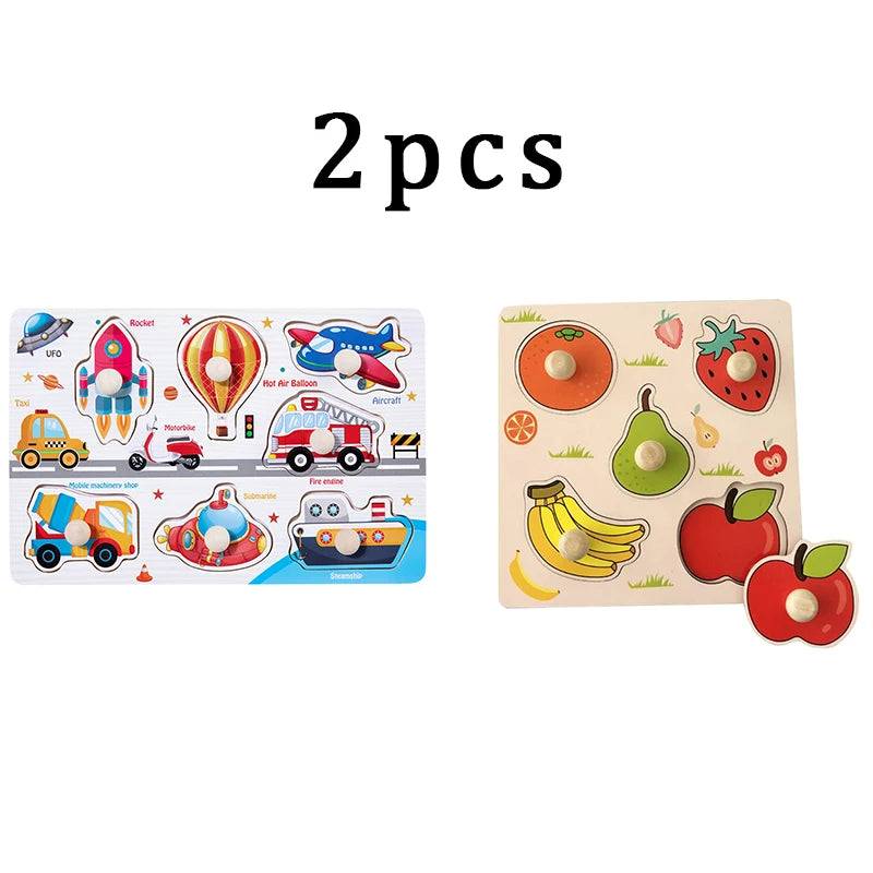 Wooden Puzzle Kids Montessori Alphabet