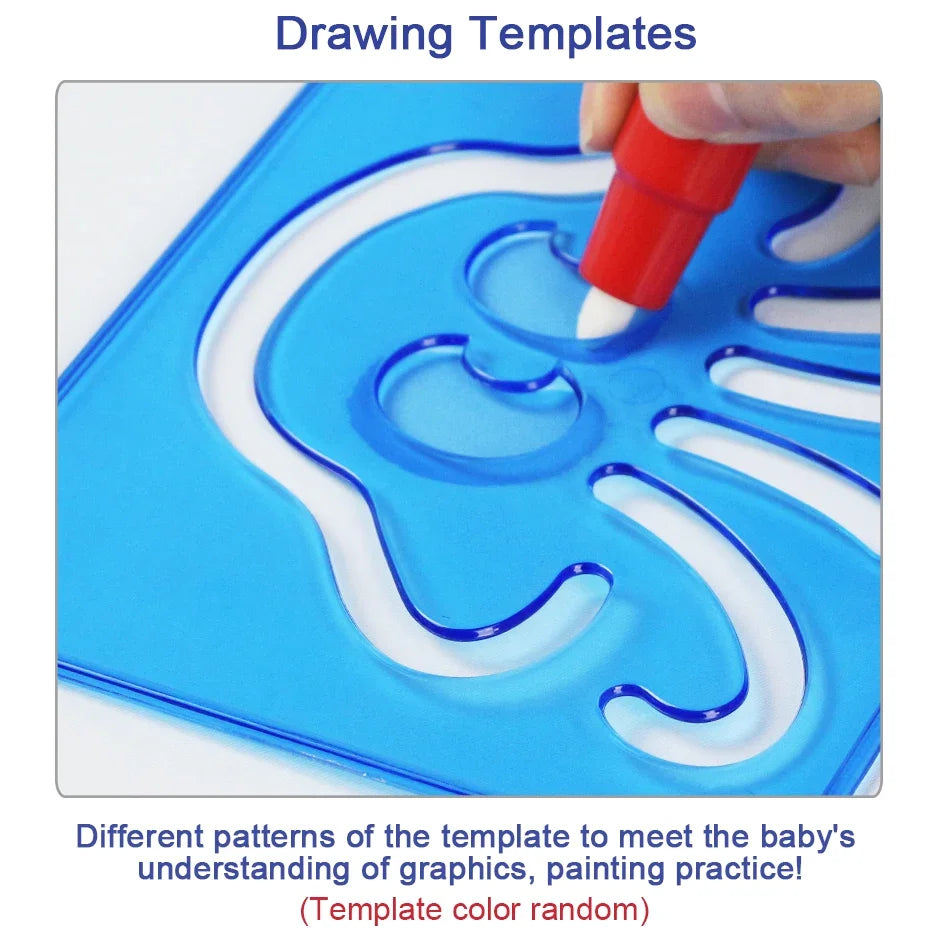 Oversized Magical Water Canvas pens Montessori
