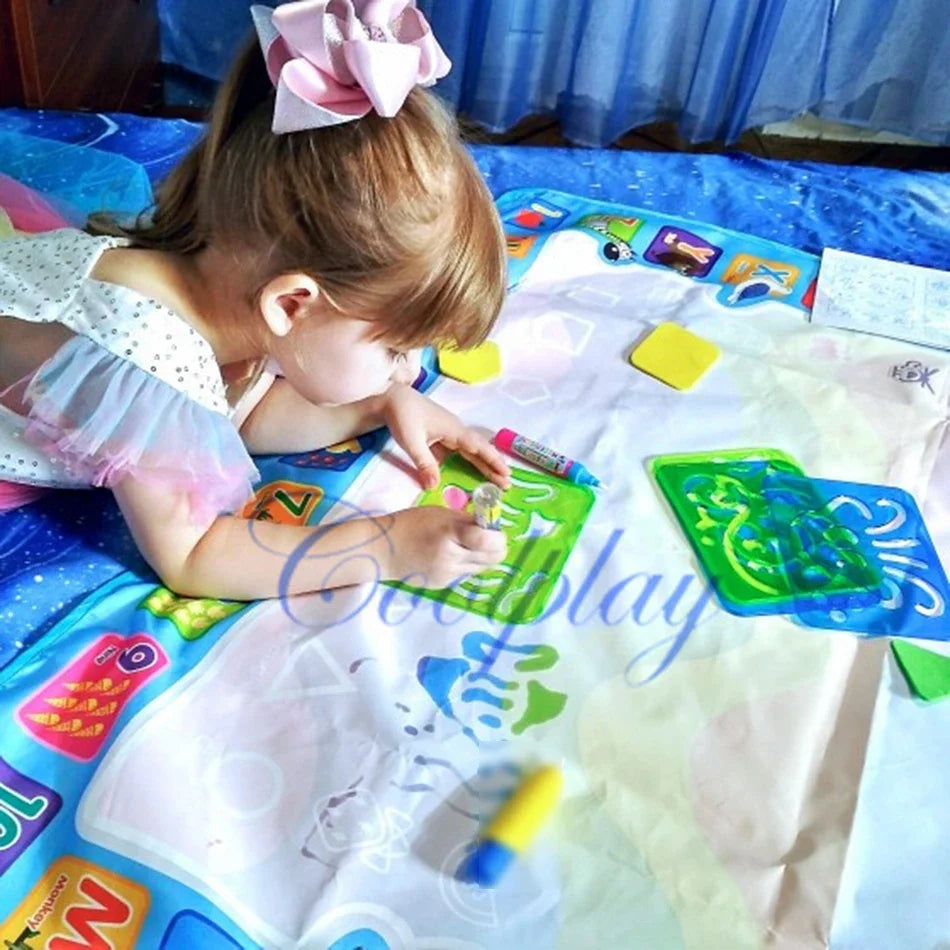 Oversized Magical Water Canvas pens Montessori