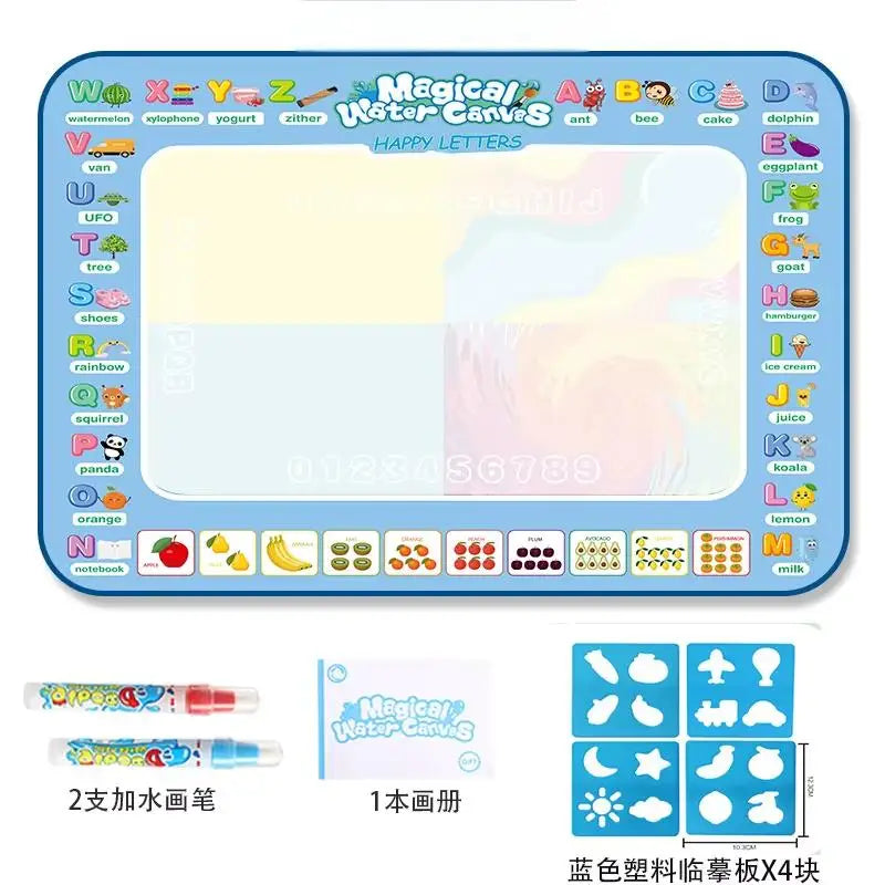 Oversized Magical Water Canvas pens Montessori