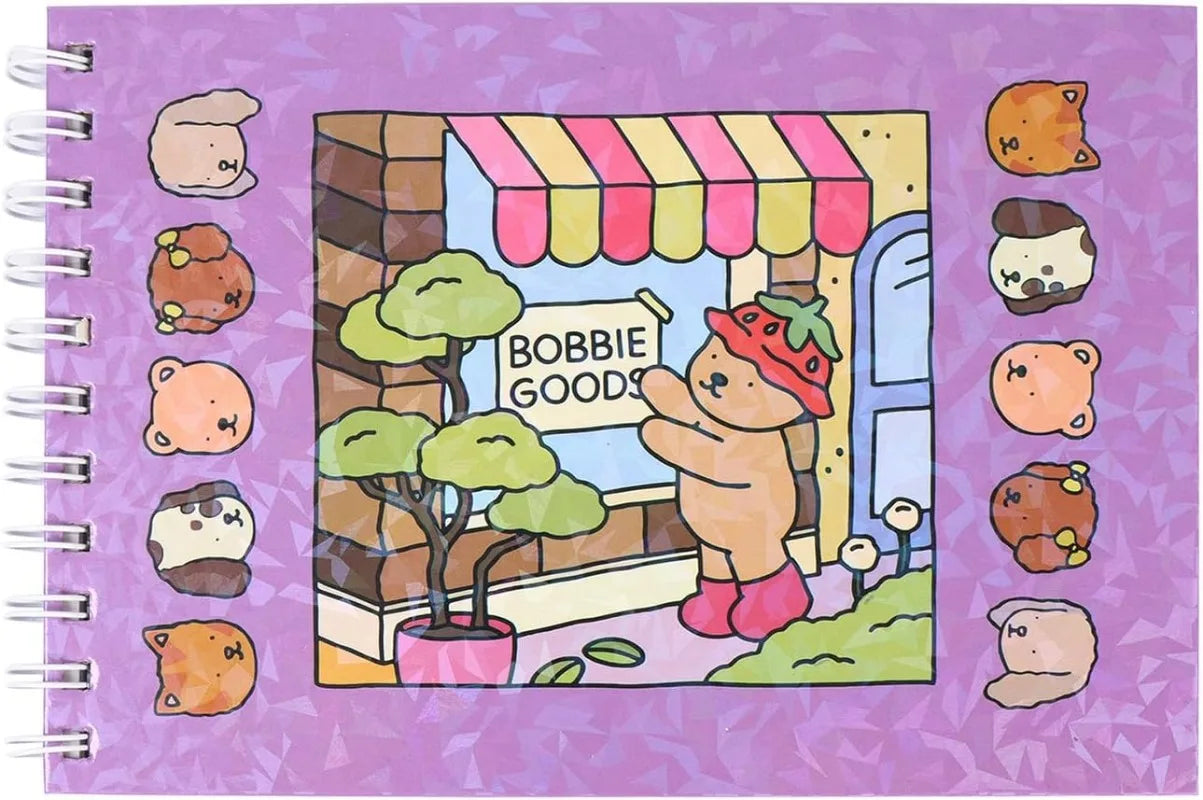 Cute Animal Character Coloring Book Kids