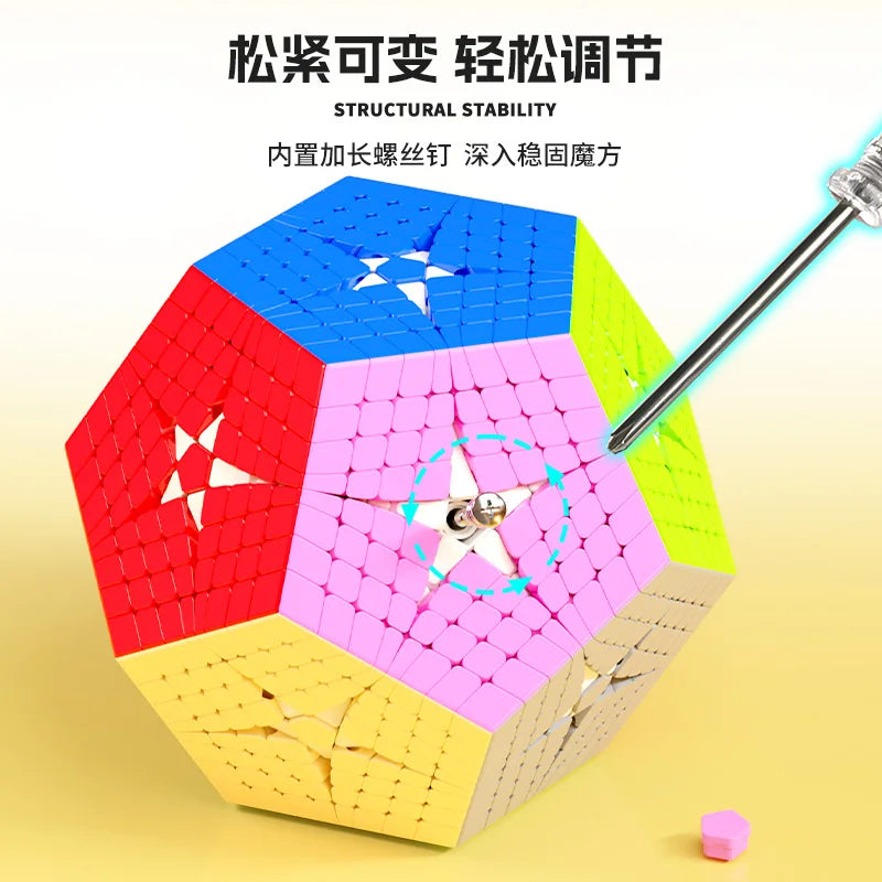 [JudyCube] Sengso 8x8 Megaminx Color Magic