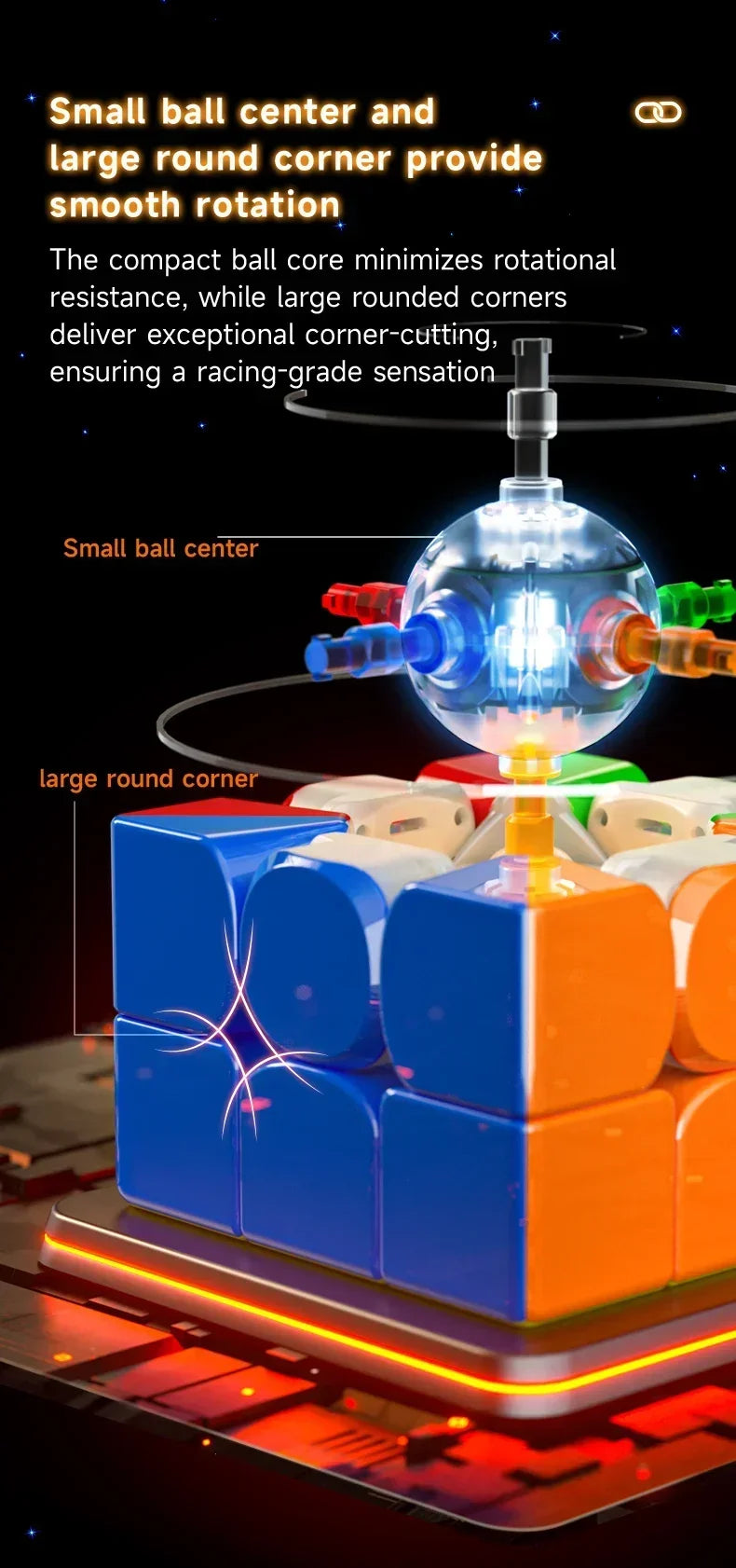 Qiyi Smart Cube 3x3 AI Magnetic Magic Cube