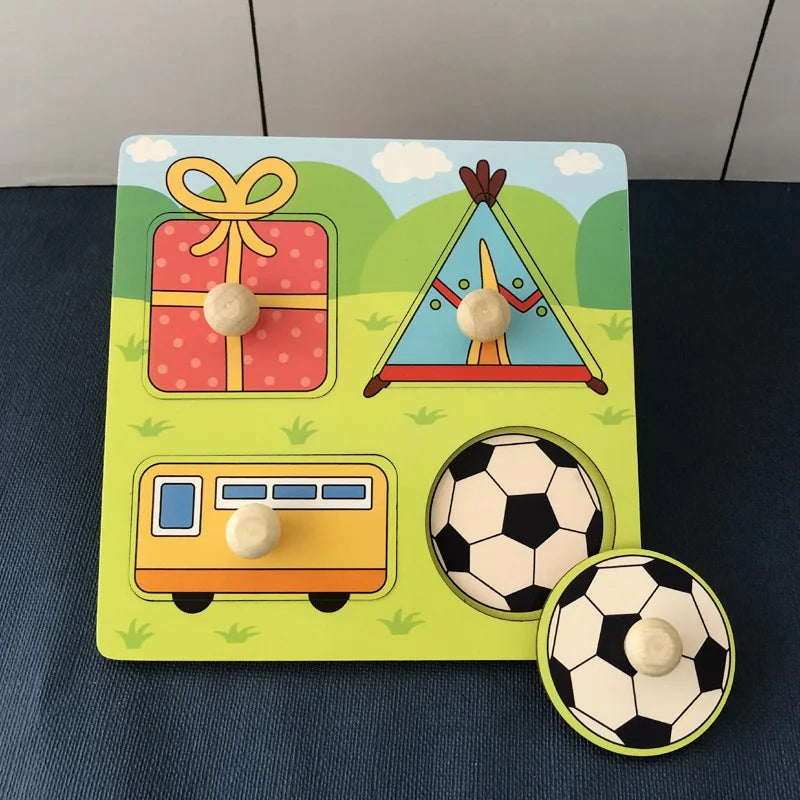 1pcsChildren's Hand Scratch Board 3D Puzzle
