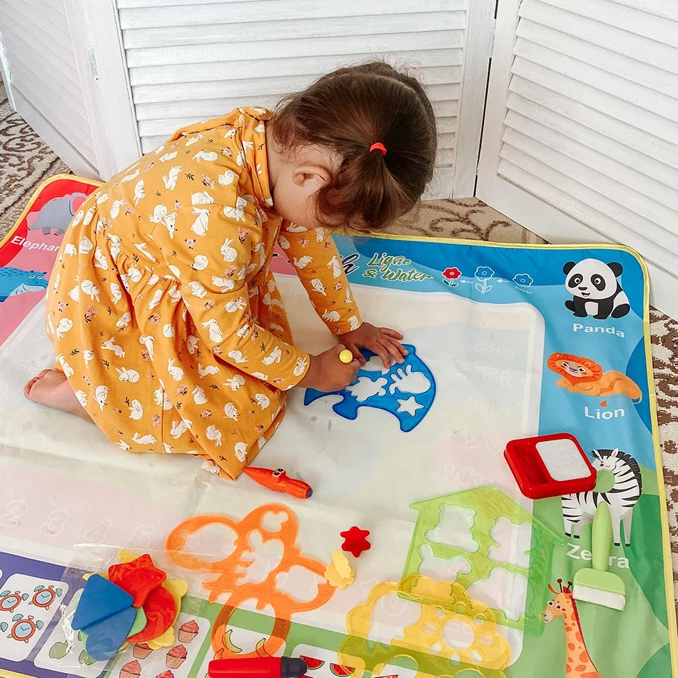 Oversized Magical Water Canvas pens Montessori