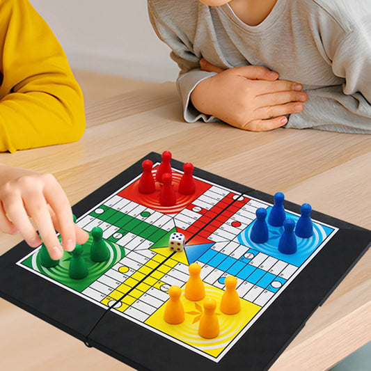 Ludo Board Game with Foldable Board Classic Toy