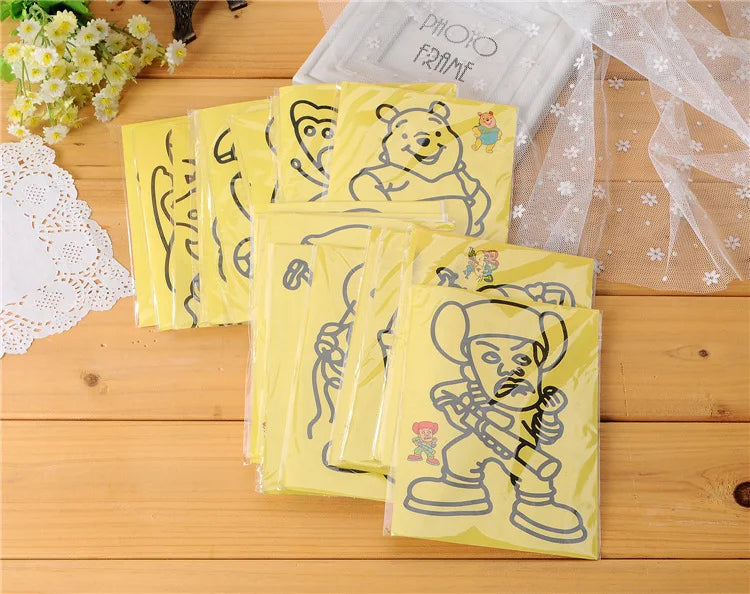 10Pcs Children Drawing Toys  Sand Painting