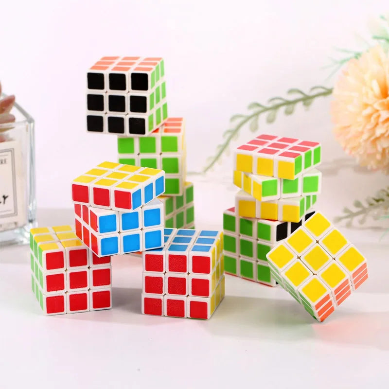 6PCS 3CM Mini Cube Puzzles 3x3x3 Fun Party