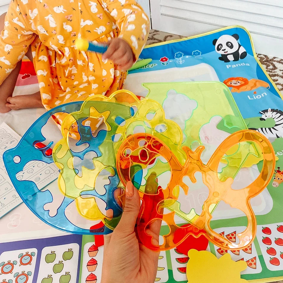 Oversized Magical Water Canvas pens Montessori