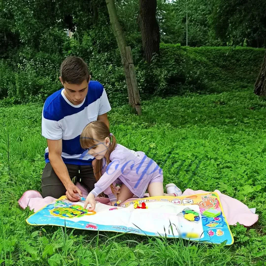 Oversized Magical Water Canvas pens Montessori