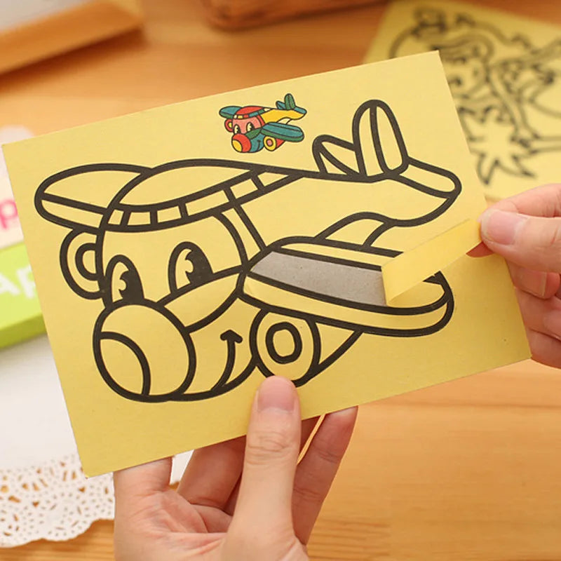 10Pcs Children Drawing Toys  Sand Painting
