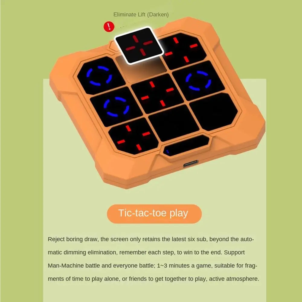 6in 1 TIC-TAC-TOE Bolt Game Intelligent Memory
