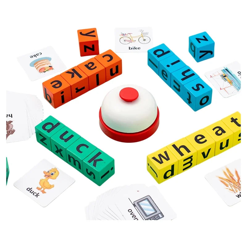 Children's English Card Montessori Wooden