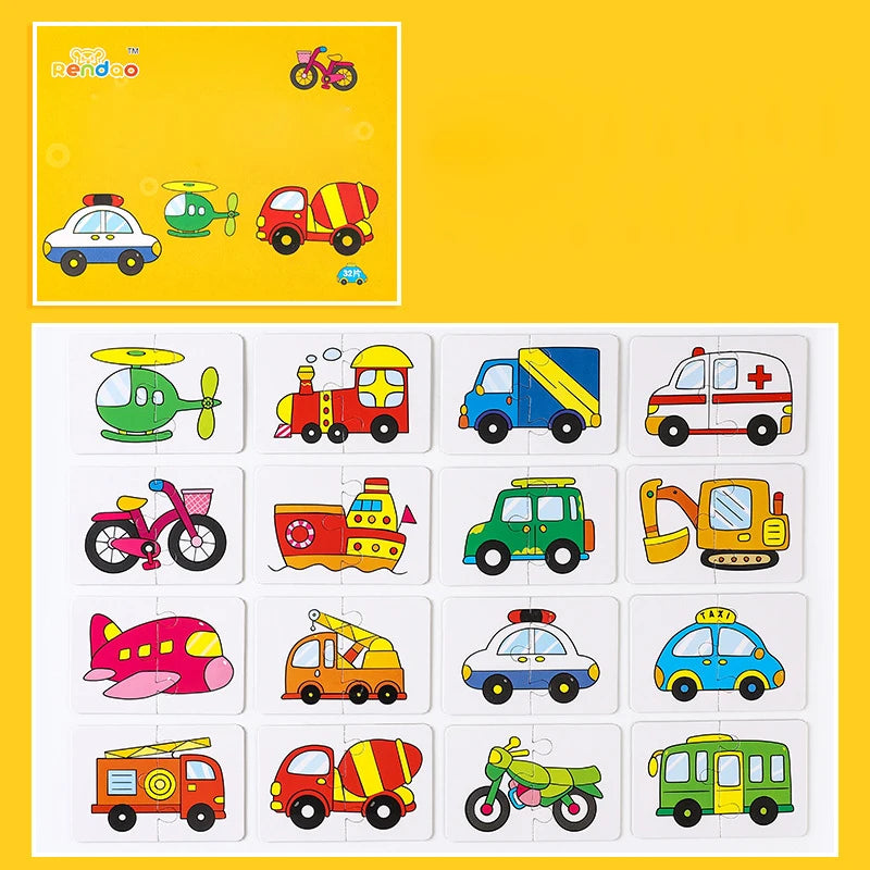 Wooden Puzzle Kids Montessori Alphabet