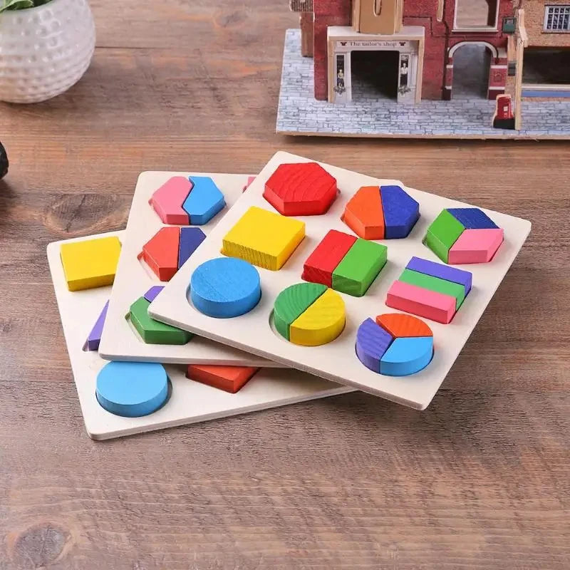 Wooden Puzzle Kids Montessori Alphabet