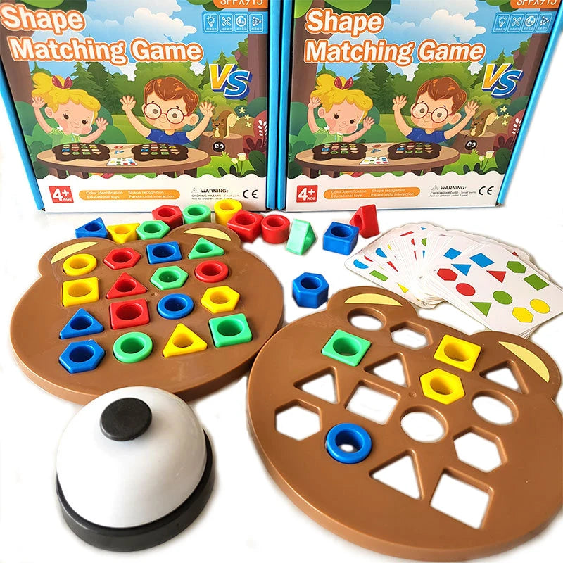 Children Matching Puzzle Toys Colors Geometric