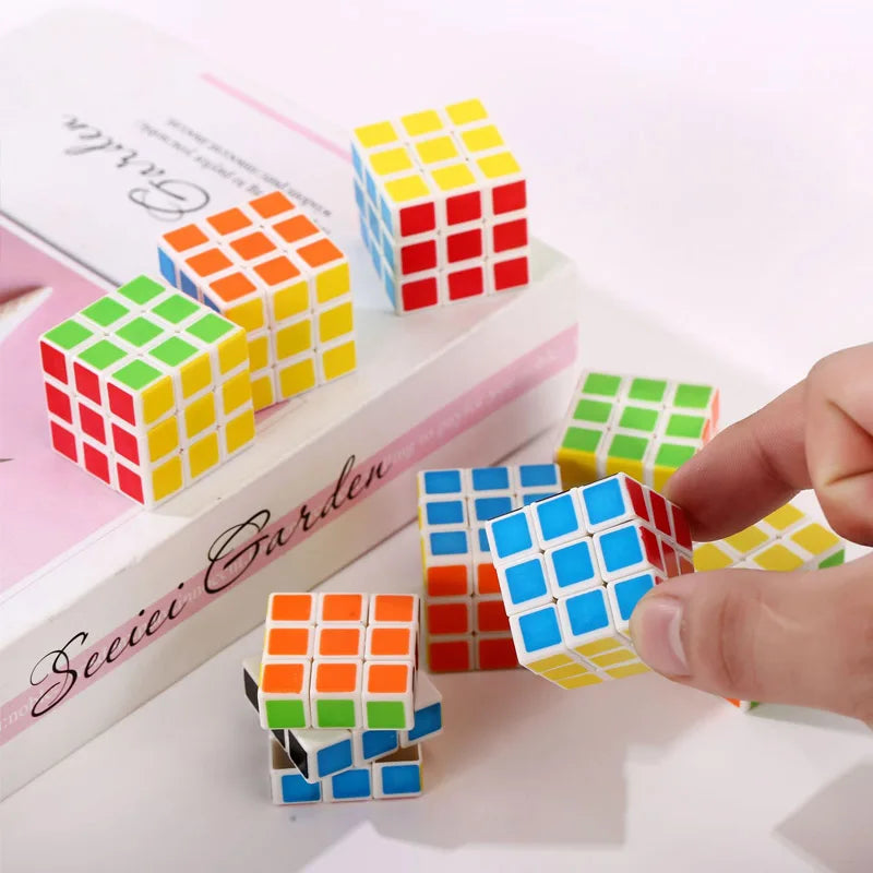 6PCS 3CM Mini Cube Puzzles 3x3x3 Fun Party