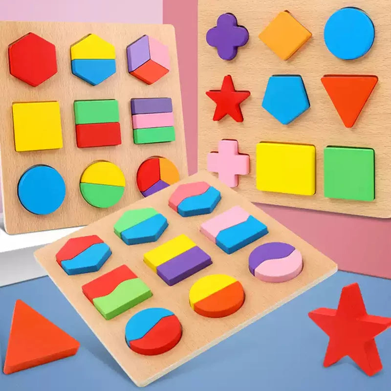 Wooden Puzzle Kids Montessori Alphabet