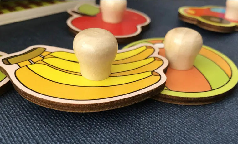 Baby Toys Montessori Wooden Puzzles Children