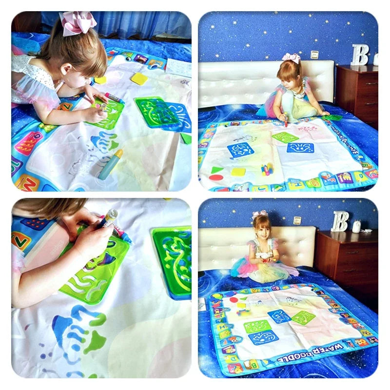Oversized Magical Water Canvas pens Montessori