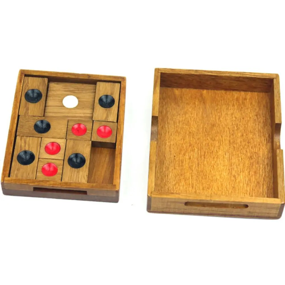 Classical Wooden Slide Escape Puzzle Brain