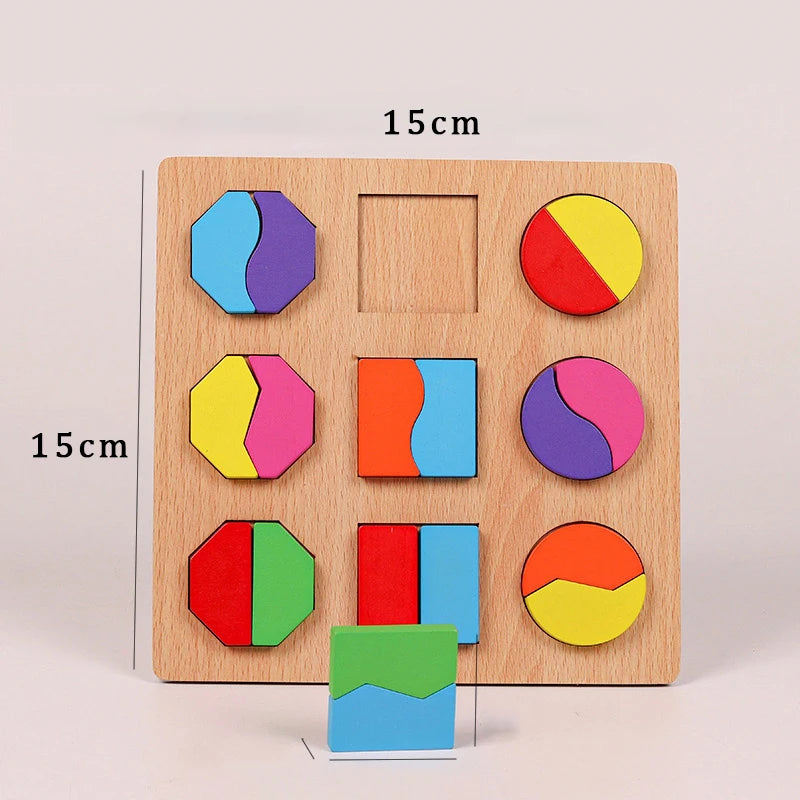 Wooden Puzzle Kids Montessori Alphabet