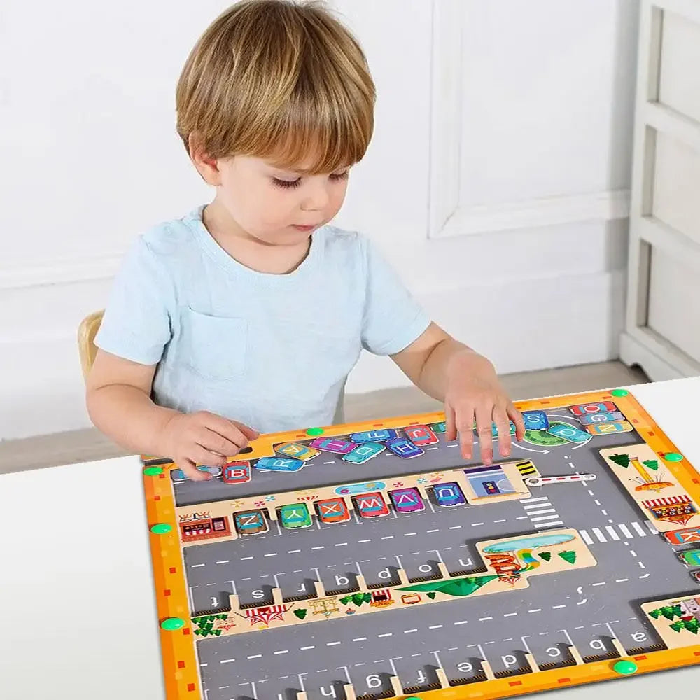 Montessori Magnetic Alphabet Maze Letter